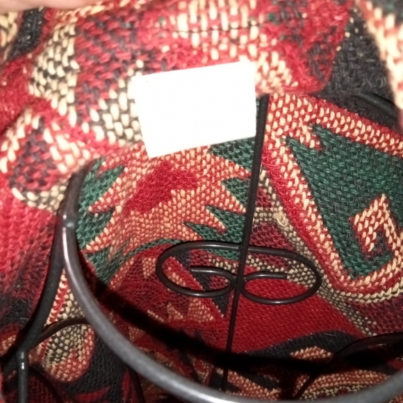 Don't Mess With Texas Jacket Aztec Tapestry Boho Southwestern Blazer S Small - Picture 7 of 9